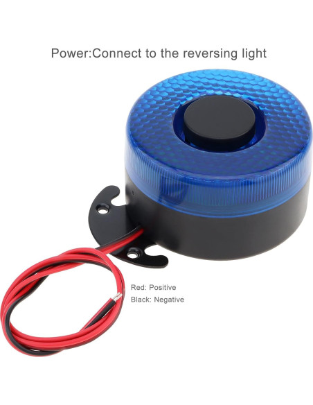 Alarma de Respaldo DriSentri 12V/24V 105dB con Luz