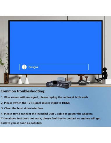 Adaptador HDMI para PS1/PS2/PS3 HOXIBSL 1.98m con Audio 3.5mm