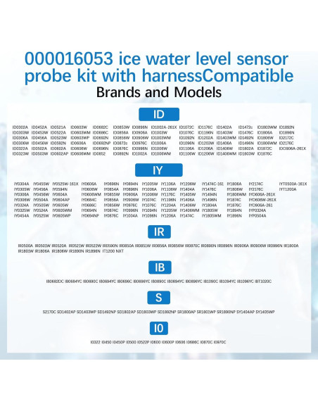 Kit de Sonda de Nivel de Agua Helada Manitowoc 000016053