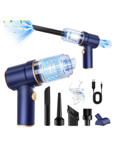 Aspiradora de Mano KMM LT-117C 120W 9000Pa Inalámbrica