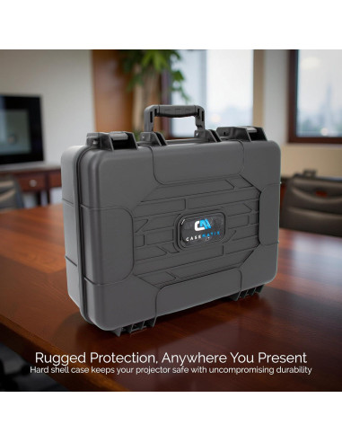 Funda de Viaje CASEMATIX para Proyector 40.64x33.02x15.24cm