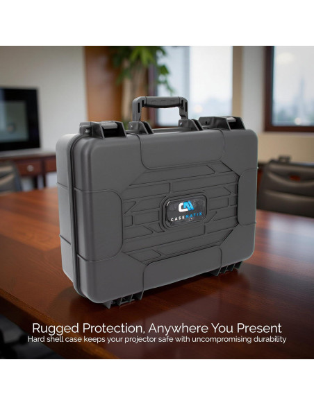 Funda de Viaje CASEMATIX para Proyector 40.64x33.02x15.24cm