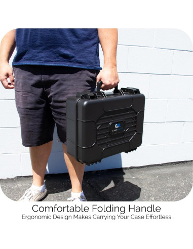 Funda de Viaje CASEMATIX para Proyector 40.64x33.02x15.24cm