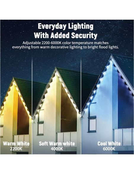 Luces LED exteriores RGB Busutu 15.24m 30 lámparas IP67