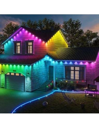 Luces LED exteriores RGB Busutu 15.24m 30 lámparas IP67