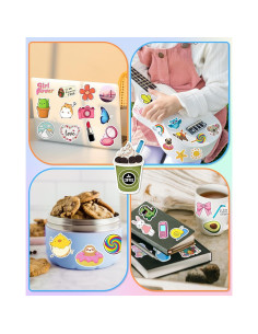 300 Pegatinas de Vinilo Impermeables Greingways para Niños 2