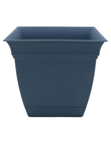 Maceta Cuadrada 20.32 cm Azul Pizarra The HC Companies