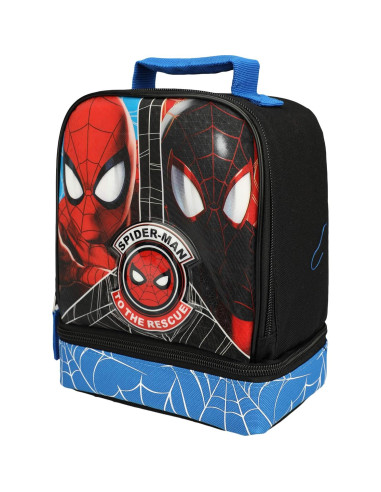 Caja de Almuerzo Aislada Bioworld Spiderman 23x19x13 cm