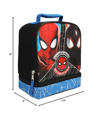 Caja de Almuerzo Aislada Bioworld Spiderman 23x19x13 cm