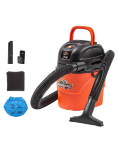 Aspiradora Húmeda/Seca Armor All AA155 1.5 Galones 2 HP Naranja