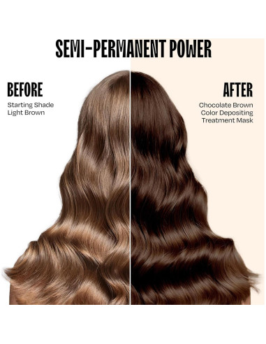 Acondicionador de Color Semipermanente Overtone 226 g Marrón Chocolate