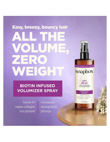Spray Voluminizador para Cabello Soapbox Lift Me Up 226ml
