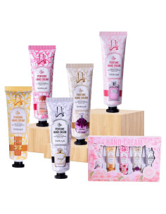 Crema de Manos Hidratante Loción Natural 5 Piezas 29.57g