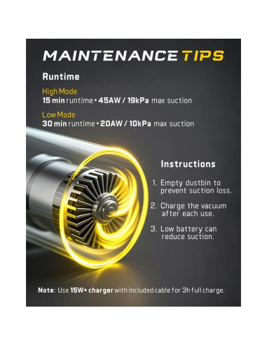 Aspiradora de Coche Inalámbrica Fanttik Slim V10 Apex 4 en 1