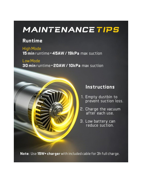 Aspiradora de Coche Inalámbrica Fanttik Slim V10 Apex 4 en 1