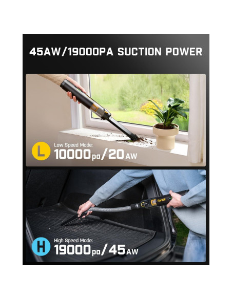 Aspiradora de Coche Inalámbrica Fanttik Slim V10 Apex 4 en 1