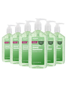 Desinfectante de Manos Amazon 355 ml Aloe Vera 62% Alcohol - Paquete de 6
