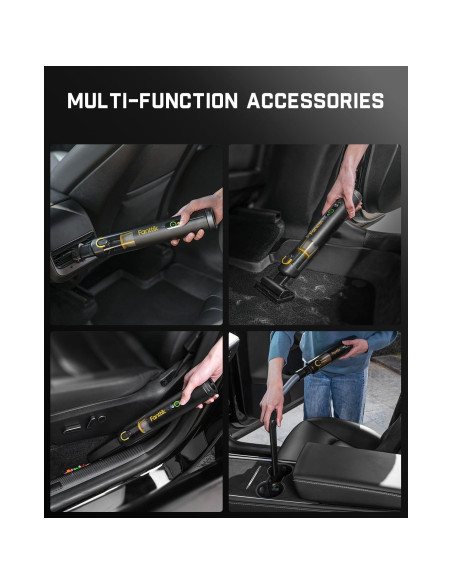 Aspiradora de Coche Inalámbrica Fanttik Slim V10 Apex 4 en 1