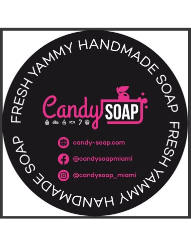 Jarrón de Jabón Hecho a Mano Frambuesa y Mora 200g