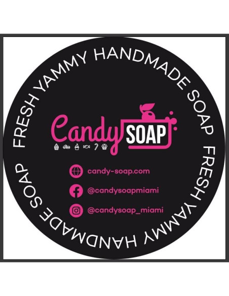 Jarrón de Jabón Hecho a Mano Frambuesa y Mora 200g