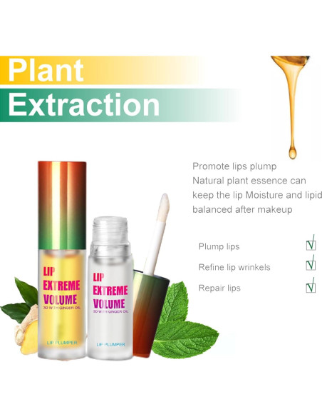 Juego de Aumento de Labios Rosarden - Voluminizador Hidratante