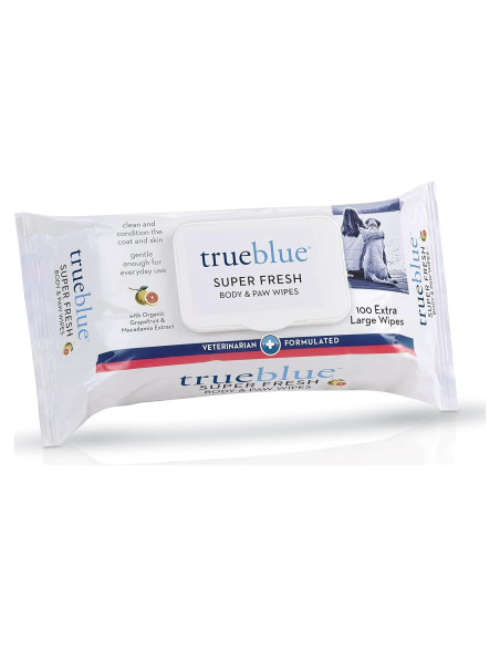 Toallitas Corporales y para Patas TrueBlue - 100 Unidades