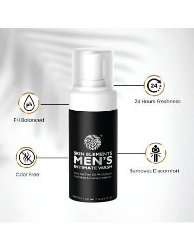 Skin Elements Lavado Íntimo Hombre Jumbo 420 ml con Recarga