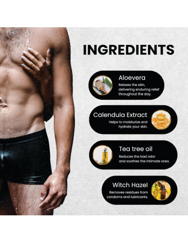 Skin Elements Lavado Íntimo Hombre Jumbo 420 ml con Recarga