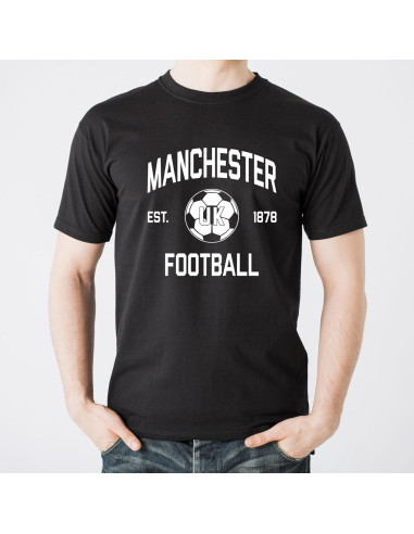 Camiseta de Fútbol Clásico Mundial Underground Printing - Negro - Talla Grande