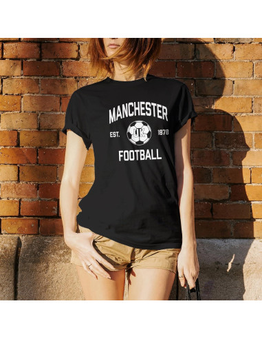 Camiseta de Fútbol Clásico Mundial Underground Printing - Negro - Talla Grande