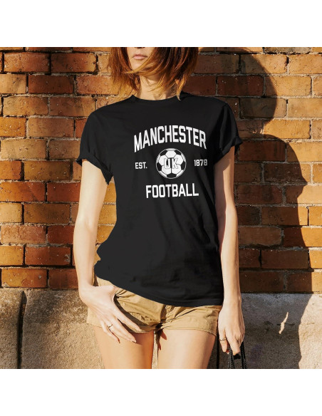 Camiseta de Fútbol Clásico Mundial Underground Printing - Negro - Talla Grande