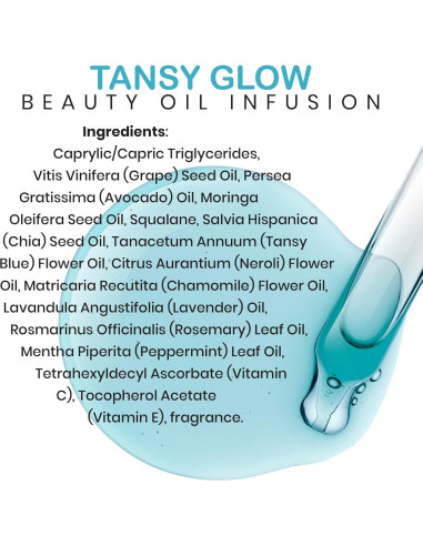 Aceite Facial Skinsations Brillo de Tansy 127g - Hidratante Antienvejecimiento