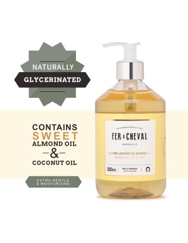 Jabón Líquido Orgánico Fer  Cheval Almendra y Miel 500 ml