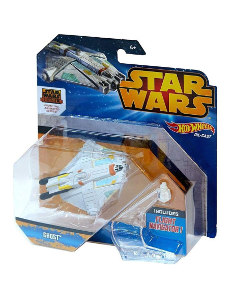 Vehículo Ghost Starship Rebels Hot Wheels Star Wars 15.88 cm