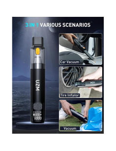 Inflador de Neumáticos y Aspiradora U-ZM UZM-U9 3 en 1 12000Pa 2