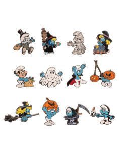Pin Coleccionable Halloween Los Pitufos 9.19x4.58cm