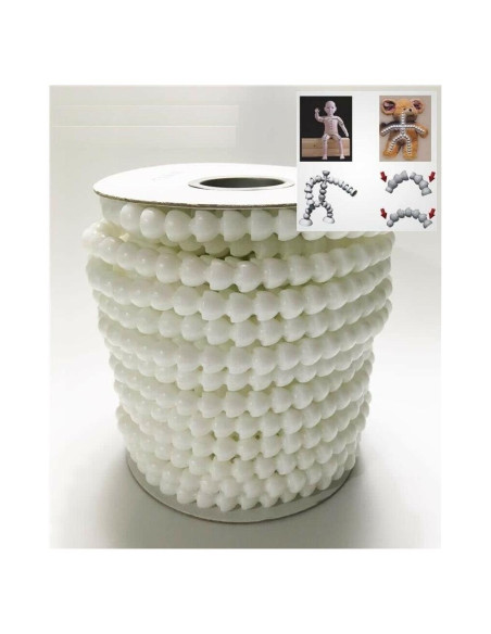 Armature Flexible Modular Jeton 50 pies 1/4" (0.64 cm) para Muñecas