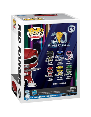 Figura Funko Pop! Ranger Rojo 30 Aniversario Power Rangers