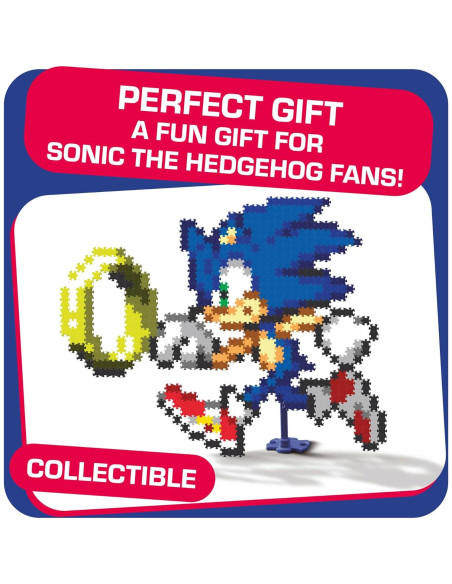 Kit de Manualidades Jixelz Remix TOMY Sonic y Anillo 700 Piezas