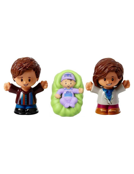 Figuras de Repuesto Fisher-Price Little People FTL14 - Papá, Mamá y Bebé
