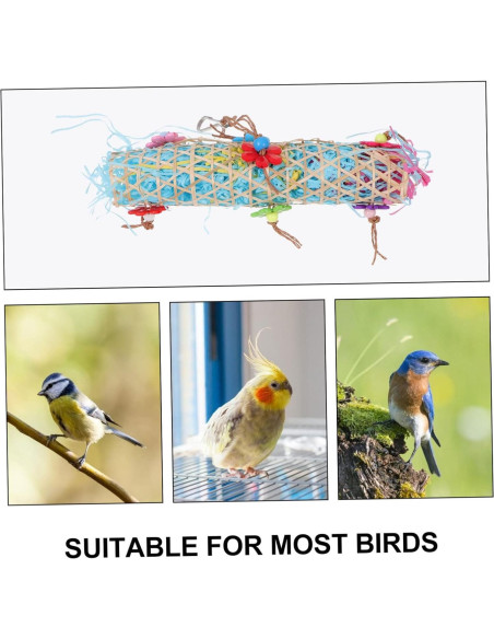 Set Juguete Masticable para Loros Toddmomy 22x16cm Colorido