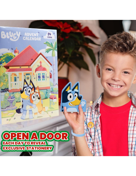 Calendario de Adviento Bluey 2025 con 24 Sorpresas y Juguetes