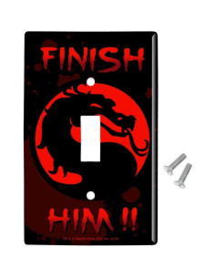 Placa de Luz de Interruptor de Pared GRAPHICS & MORE Mortal Kombat 2