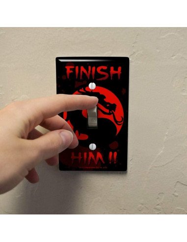Placa de Luz de Interruptor de Pared GRAPHICS & MORE Mortal Kombat