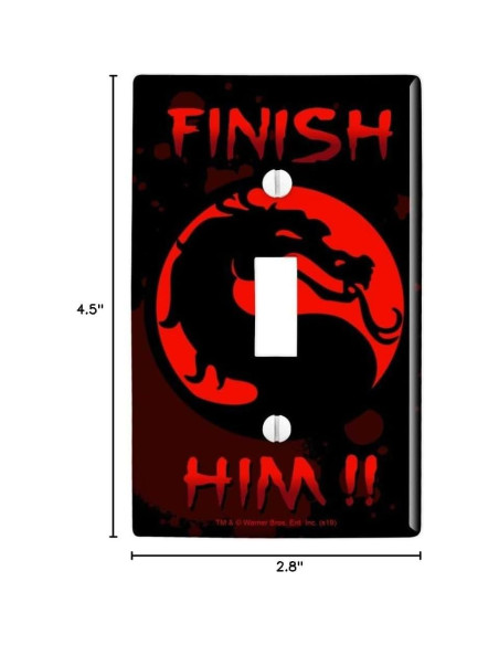 Placa de Luz de Interruptor de Pared GRAPHICS & MORE Mortal Kombat