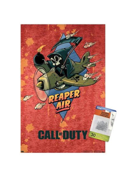 Póster de pared Call of Duty Vanguard Reaper Air 37.4x56.7cm