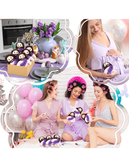 12 Peluches de Jesús HyDren 11 cm Color Púrpura y Blanco
