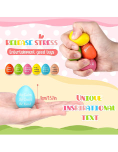 36 Pelotas de Estrés Motivacionales Aoriher - Alivio de Ansiedad 2