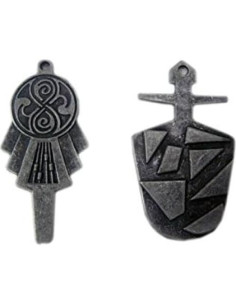 Llave Tardis 1:1 Doctor Who Plata Antigua 2