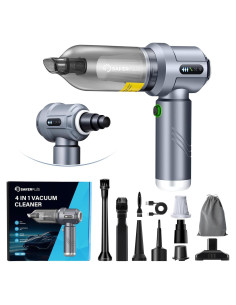 Aspiradora de Coche Inalámbrica SakerPlus SW-109 4 en 1 17500Pa